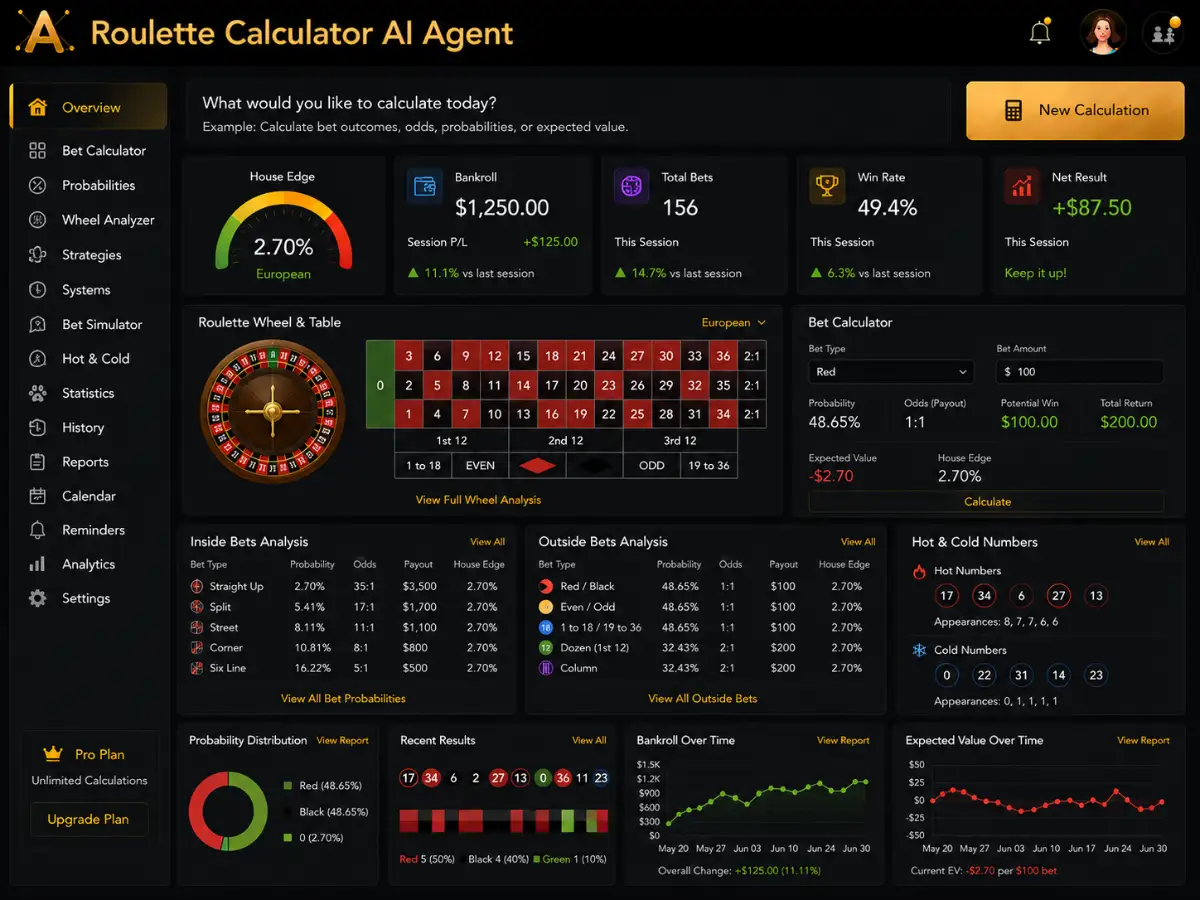 roulettecalculator.app AI AI roulette calculation — roulette calculator table preview
